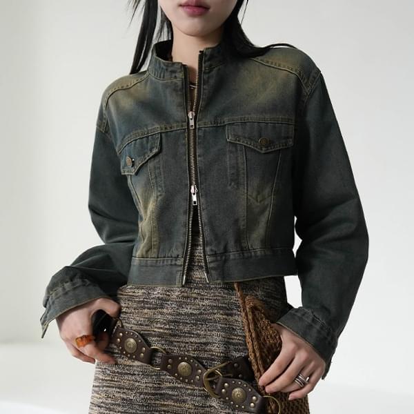 Revo two-way denim jacket 夹克