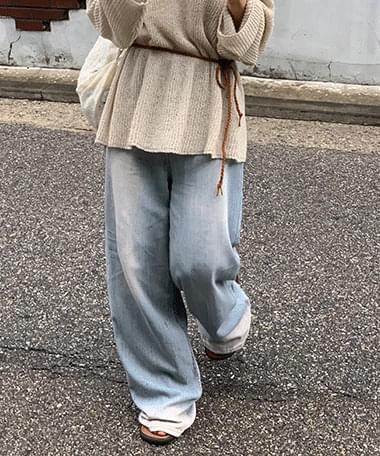 Claire Wide Denim Pants