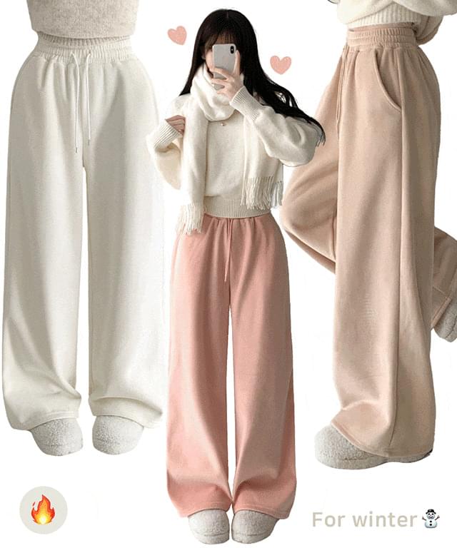 Puppy bonding Fleece-lined corduroy Ribbed golji velour velvet banding wide training fleece fleece pants big size mink lining boa winter pants school uniform fleece pants cold wave Fleece-lined