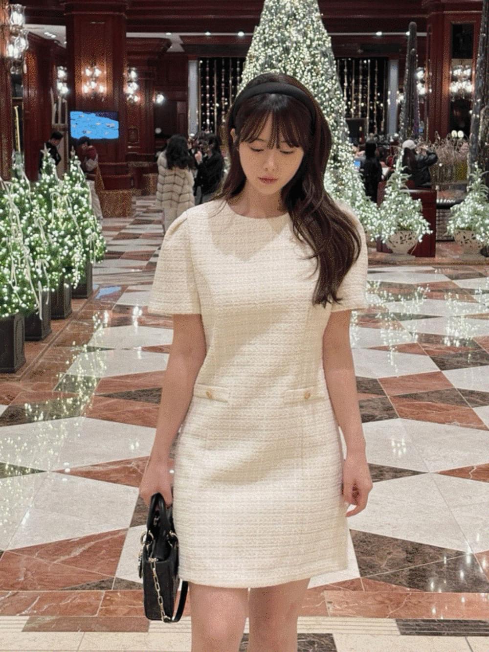 Jane Tweed Dress 迷你短洋裝