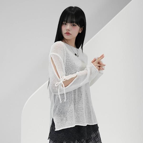 イブニングリボンニット