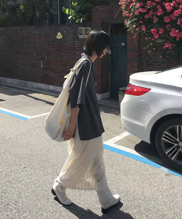 Milky Way A-line lace long skirt 裙子