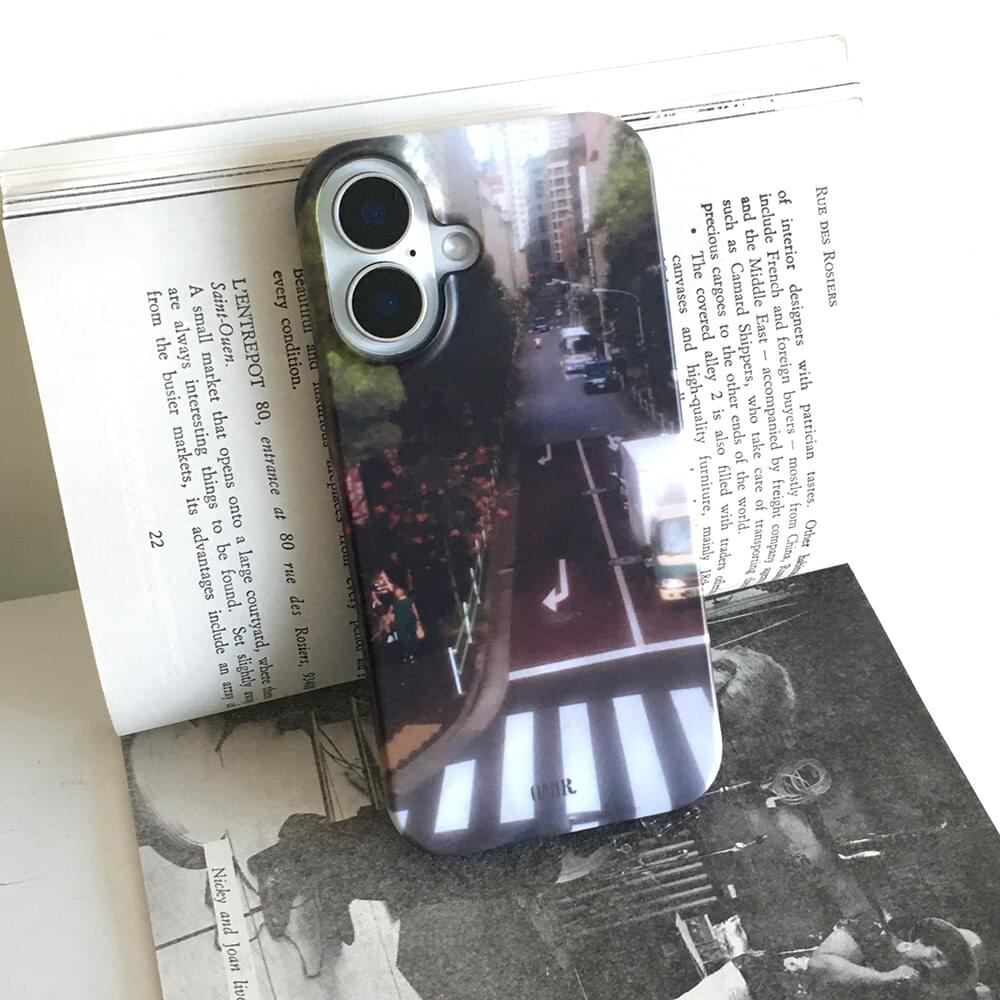 Road Landscape Emotion Hard iPhone Case