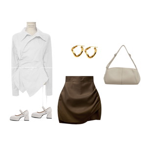 Trendy,Skirt,causal 코디