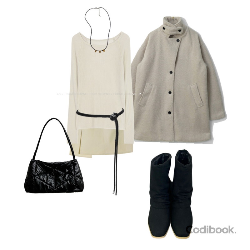 byclothes (베이지 스웨이드 230)유메 숏부츠,dangosister 제제언발트임SK(4c) 트임미니스커트 H라인 코튼 면치마 언발란스라인스커트 출근템 출근룩 데이트룩,wonderwonder 미르틴 빈티지 스톤 원석 물방울 비즈 목걸이등을 매치한 코디