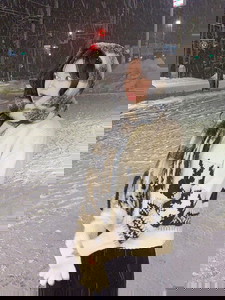 Twin Rabbit Knitwear Zip-up