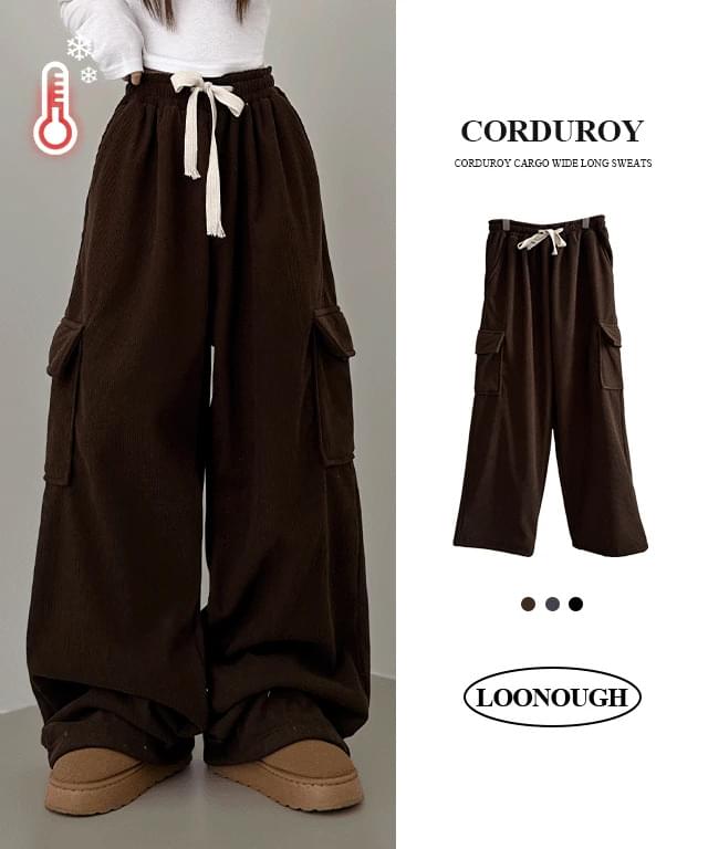 Golden Cargo Wide Long Training Pants