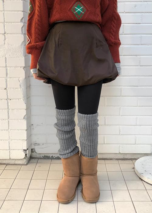 Heart padded pumpkin skirt
