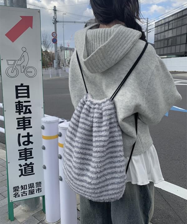 Popo Stripe Poggle Backpack