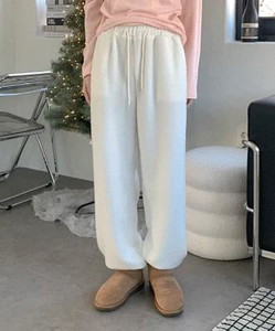 Seedball Peach Fleece Fleece-lined Pants