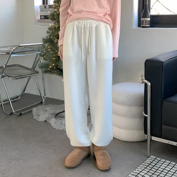 Seedball Peach Fleece Fleece-lined Pants
