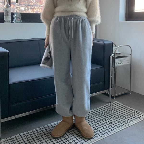 Unisex Fleece Label Jogger Pants