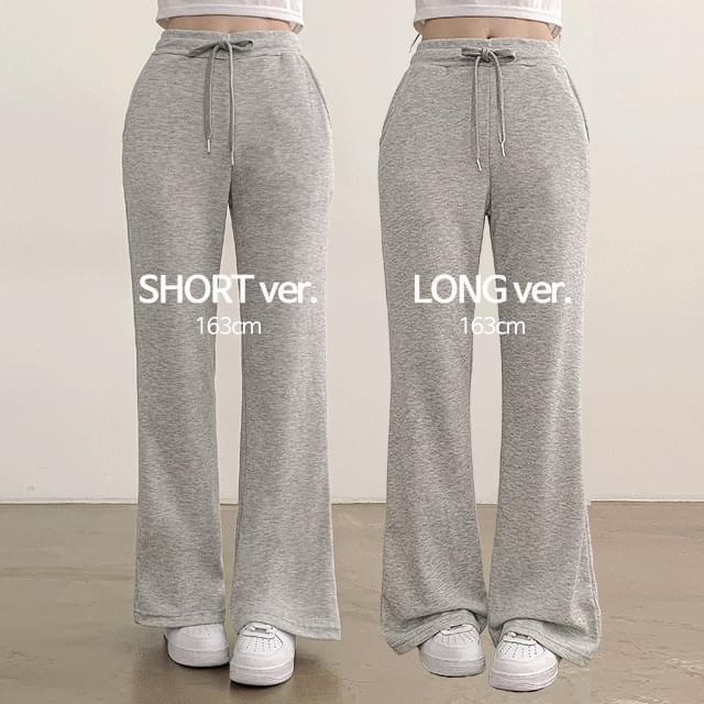 Toffee high waist banding Flared training pants (Ships Today)