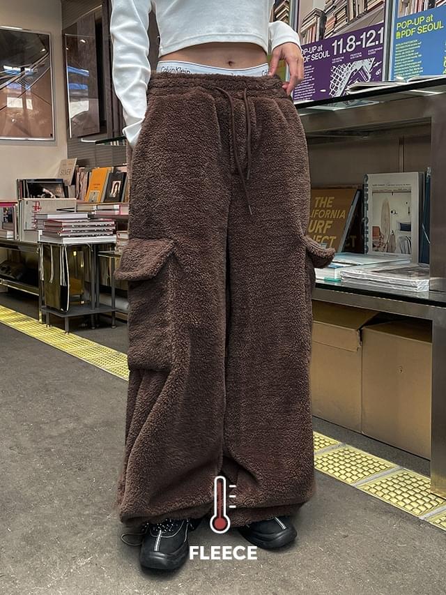 Big Size S-3XL Ernie's Hooded Wide Cargo String Banding Pants Trousers