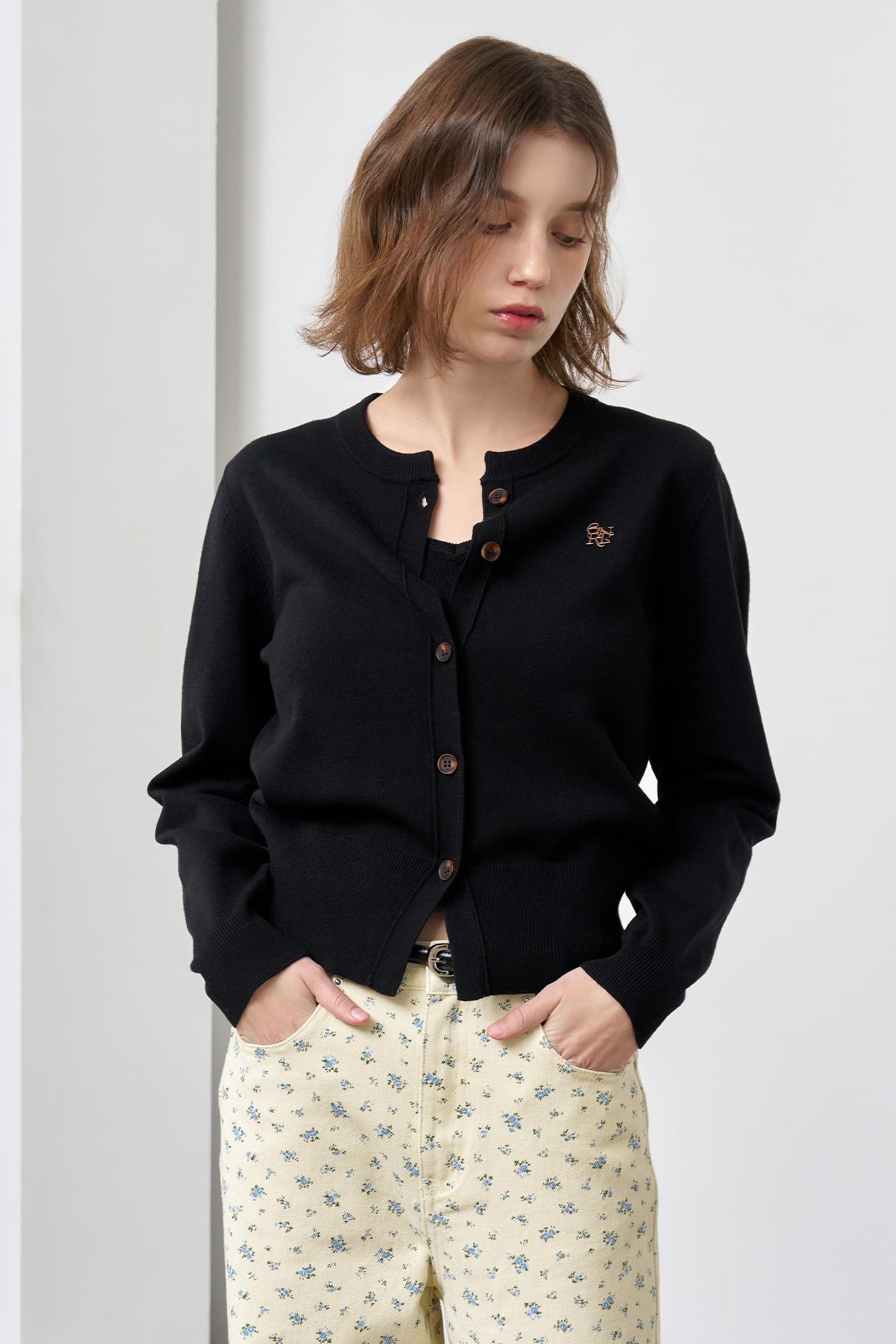 WOMAN Essential Crewneck Cardigan