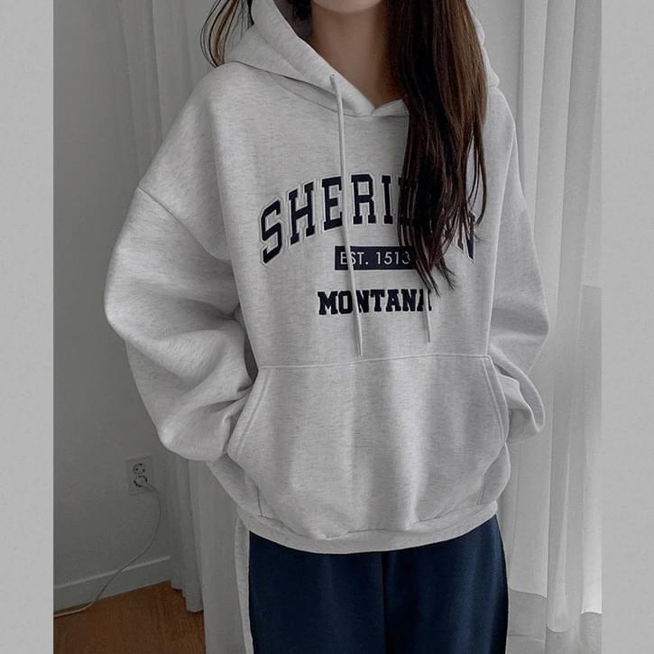 Sheridan embroidery hooded Sweatshirt
