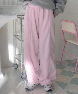 Meltive Fleece Wide Banding Pants
