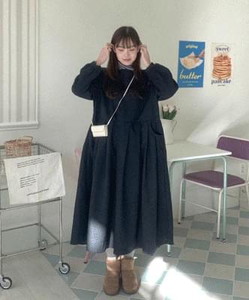 Mayty Pleated Long Dress