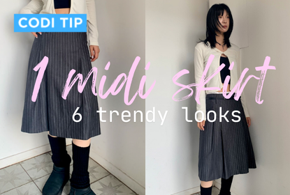 1 Midi Skirt 6 Trendy Looks
