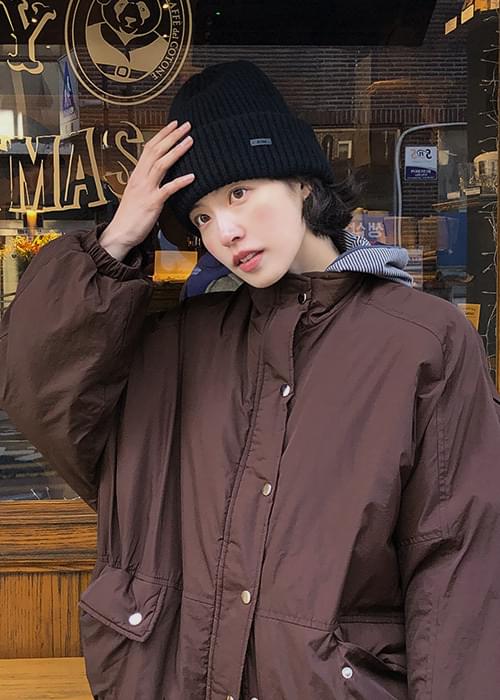 Logo Ribbed Knitwear Beanie