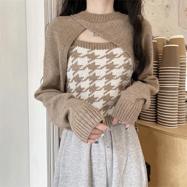 Edin Unbal Knitwear + Hound Sleeveless set