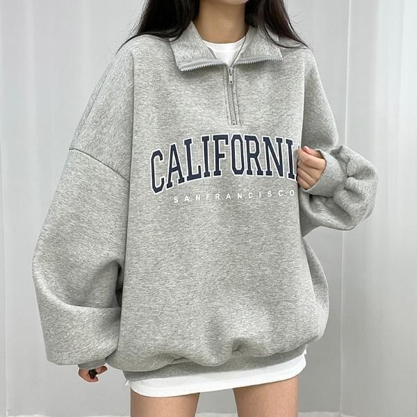 Jackson Fleece-lined Overfit Half Zip Up Sweatshirt (Ships Today)