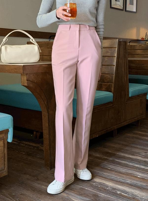 Wenz Slim Fit Flared Slacks