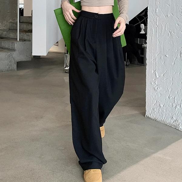 Godder Pintuck Wide Slacks