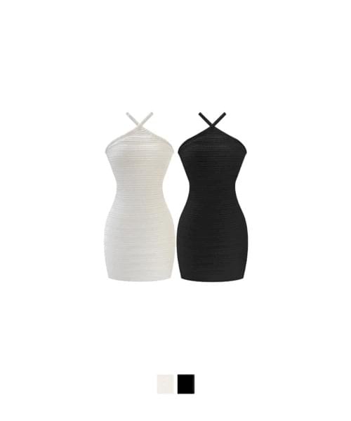Layun halterneck mini Dress