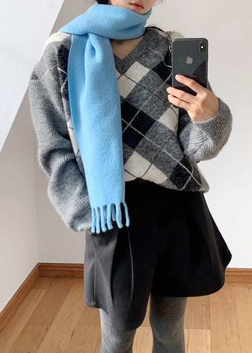 Nevers Wool Tassel Muffler