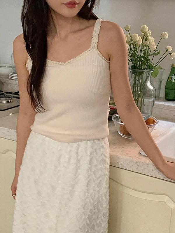 Tuque Summer V-Neck Lace Crop Sleeveless Sleeveless 