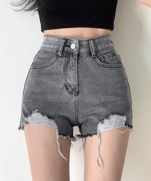 Dinta High Waist Cut Short Pants