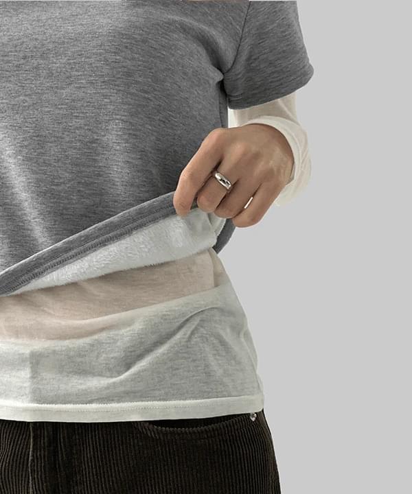 Hold-on ribbed cropped short sleeve t-shirt