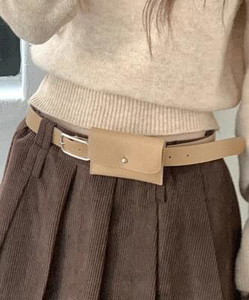 Bysol leather belt bag