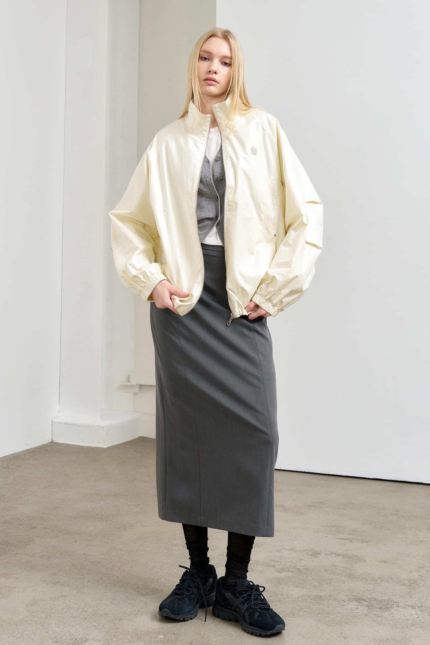 WOMAN Glossy Coating Jacket