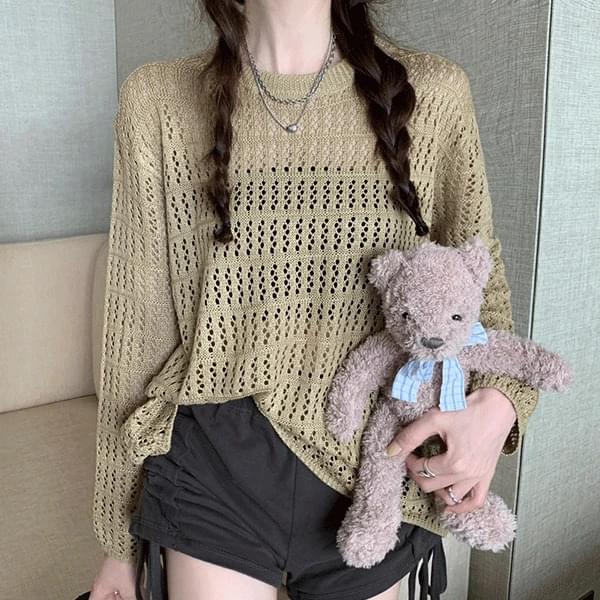 Defender Net See-Through Knitwear