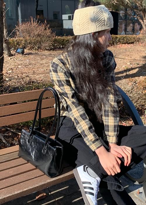 Bait Leather Square Shoulder Bag
