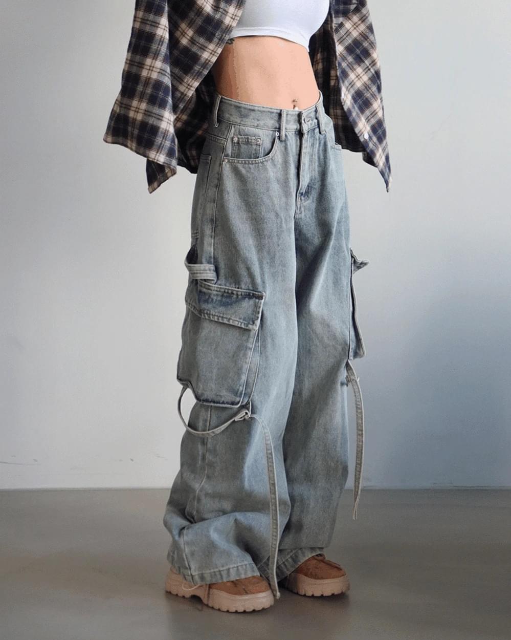 Cargo Strap Jogger & Wide Jeans