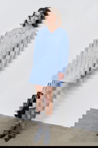 WOMAN Loose-fit pin tuck Dress