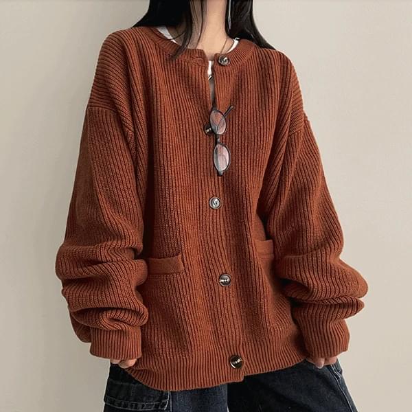 RENTOHACHI ROUND POCKET CARDIGAN
