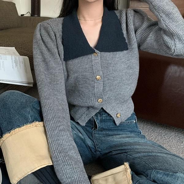 Moons V-Neck Knitwear Cardigan