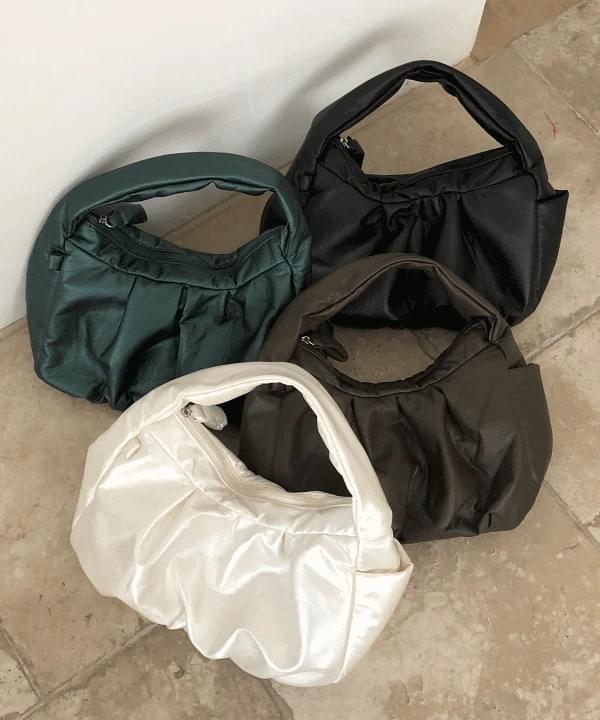 Bady padding glossy mini tote bag shoulder bag hobo bag travel accessory bag 4 color
