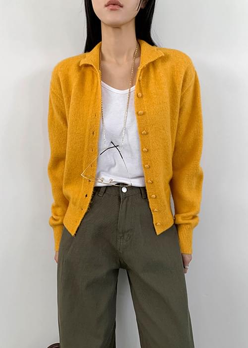 Tweety Half Neck Button Cardigan