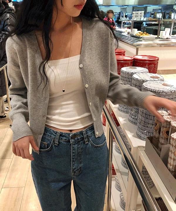 Pintoa V- V-Neck long sleeve cardigan -4 colors