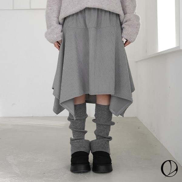Monsieur Corduroy Ankle Midi Skirt (Ships Today)