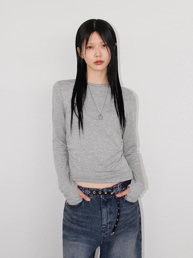 SHIRRING HAND WARMER T