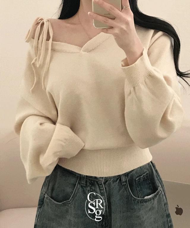 Humming V- V-Neck Knitwear 