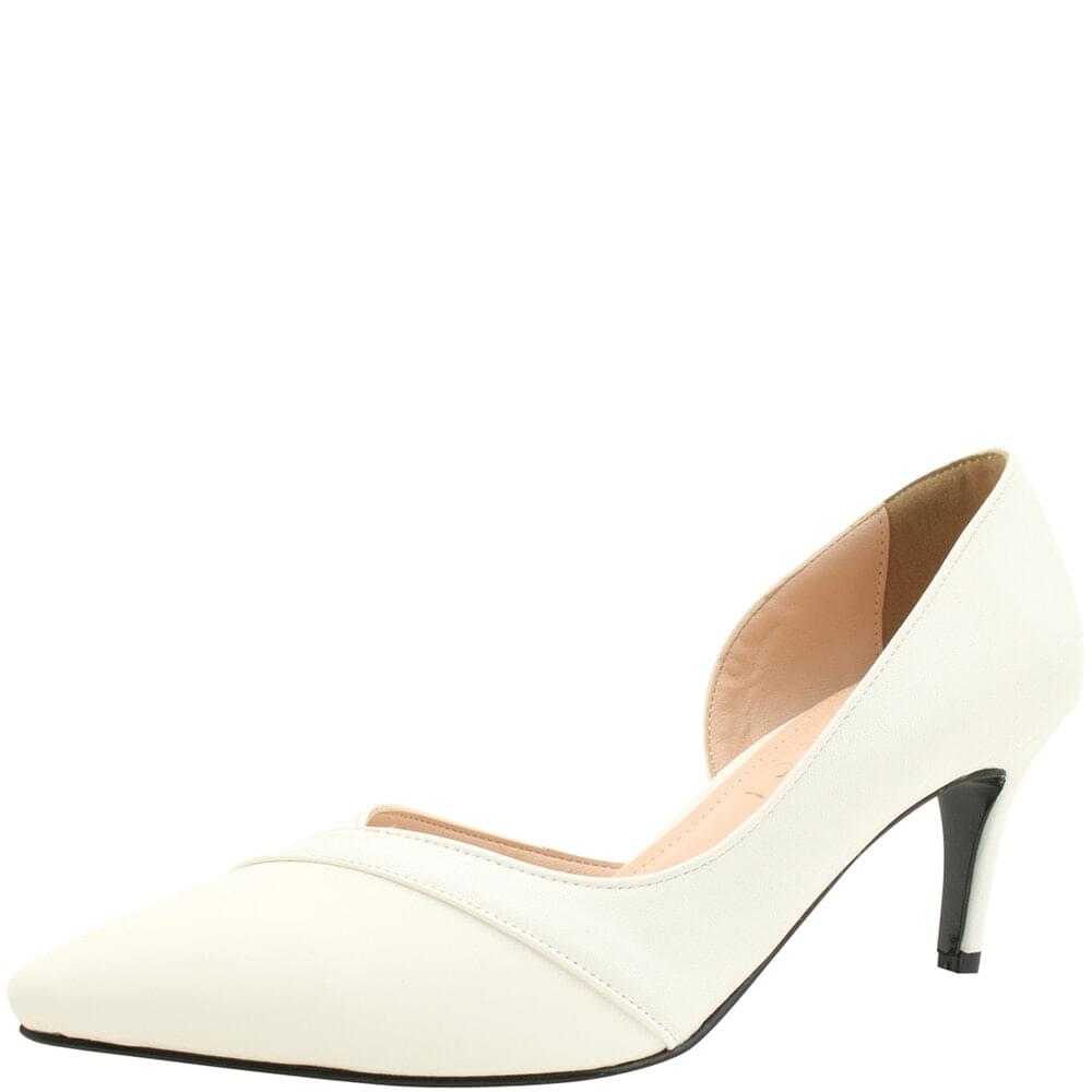 Domestically produced inside open stiletto high heel 7cm white