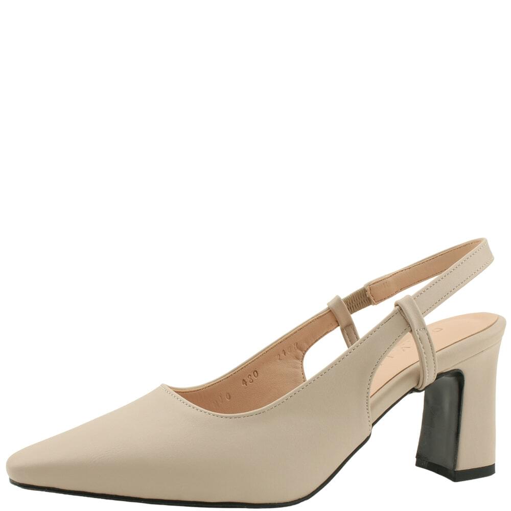 Domestically produced stiletto heel banding strap high heel 7cm beige