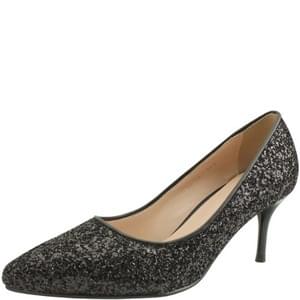 Domestically produced bling bling stiletto heel high heel 7cm black